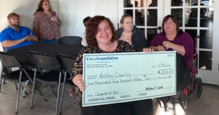 Focus on Caregivers: Ashley Crawley Receives 2023 Ceca Award